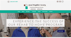Desktop Screenshot of goodneighborsociety.org